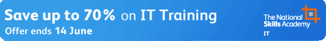 Improve your career prospects now by subscribing to the National Skills Academy for IT. For only £95 you'll have access to learning and resources to help you get the IT and Business certifications you need. Click to find out more.