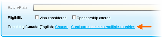 Search internationally by configuring your countries within Power Search whilst logged in