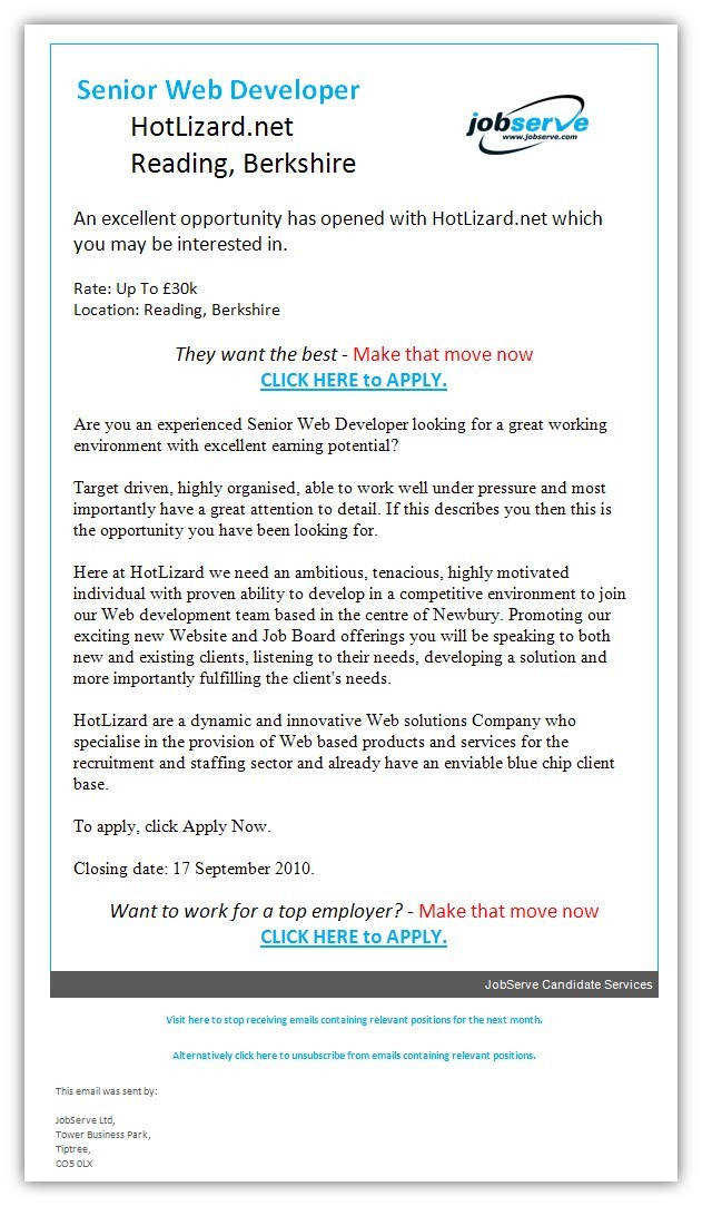 Featured eShot